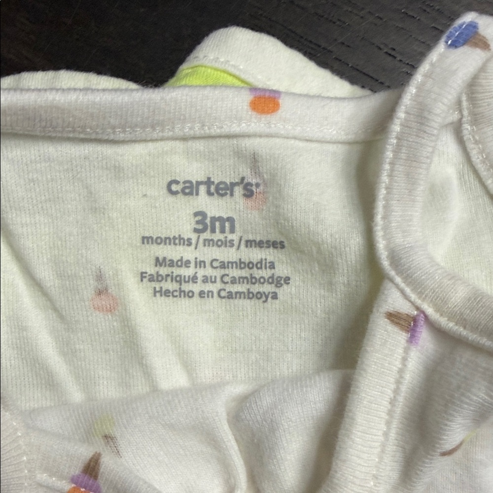 ALL CARTERS- Colorful Baby Rompers Set - Picture 3 of 15